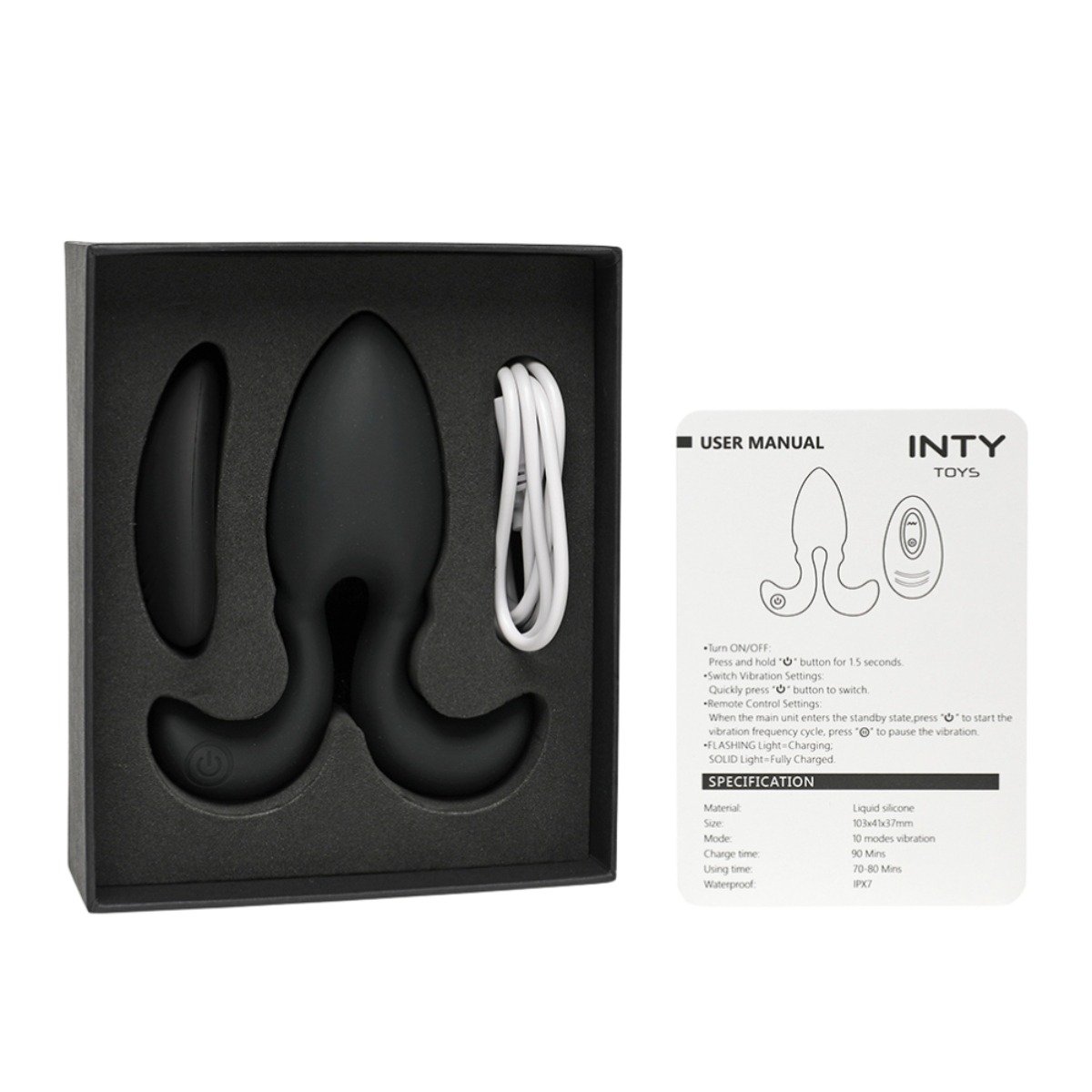 INTY Toys Blade Vibrating Anal Plug - Image 3