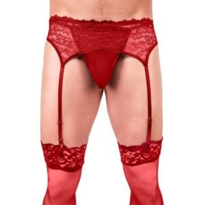 Prowler Red Lace Garter Set Xlarge