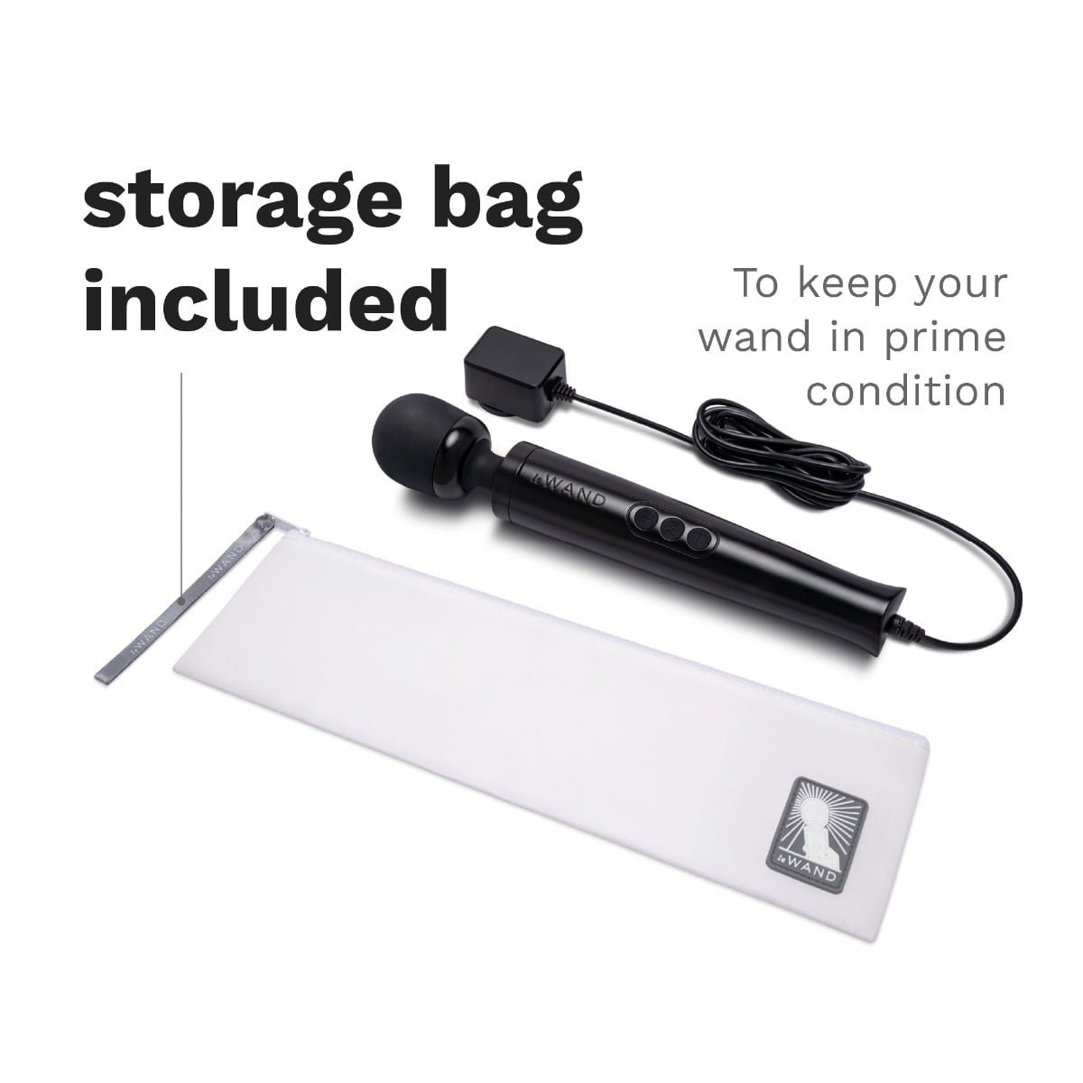 Le Wand Diecast Plug-In Massager Black - Image 6