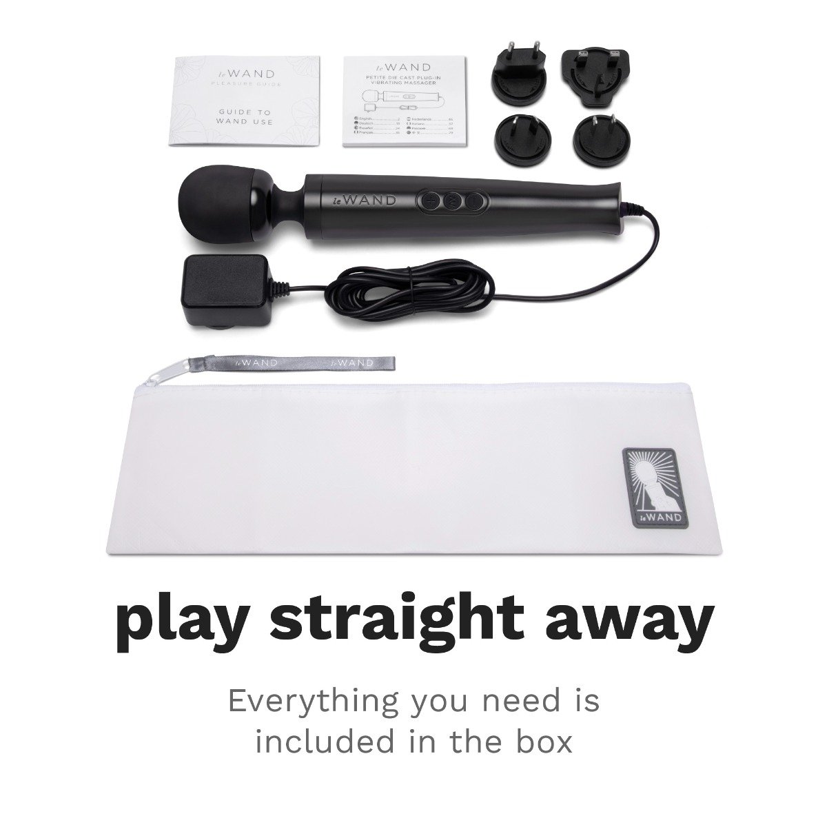 Le Wand Diecast Plug-In Massager Black - Image 8