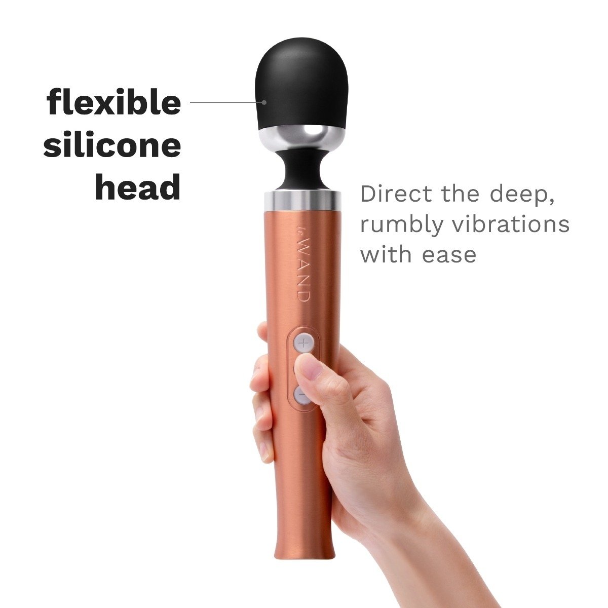 Le Wand Diecast Rechargeable Massager Rose Gold