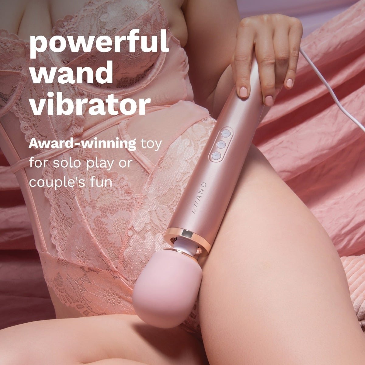 Le Wand Plugin Massager Wand Rose Gold - Image 10