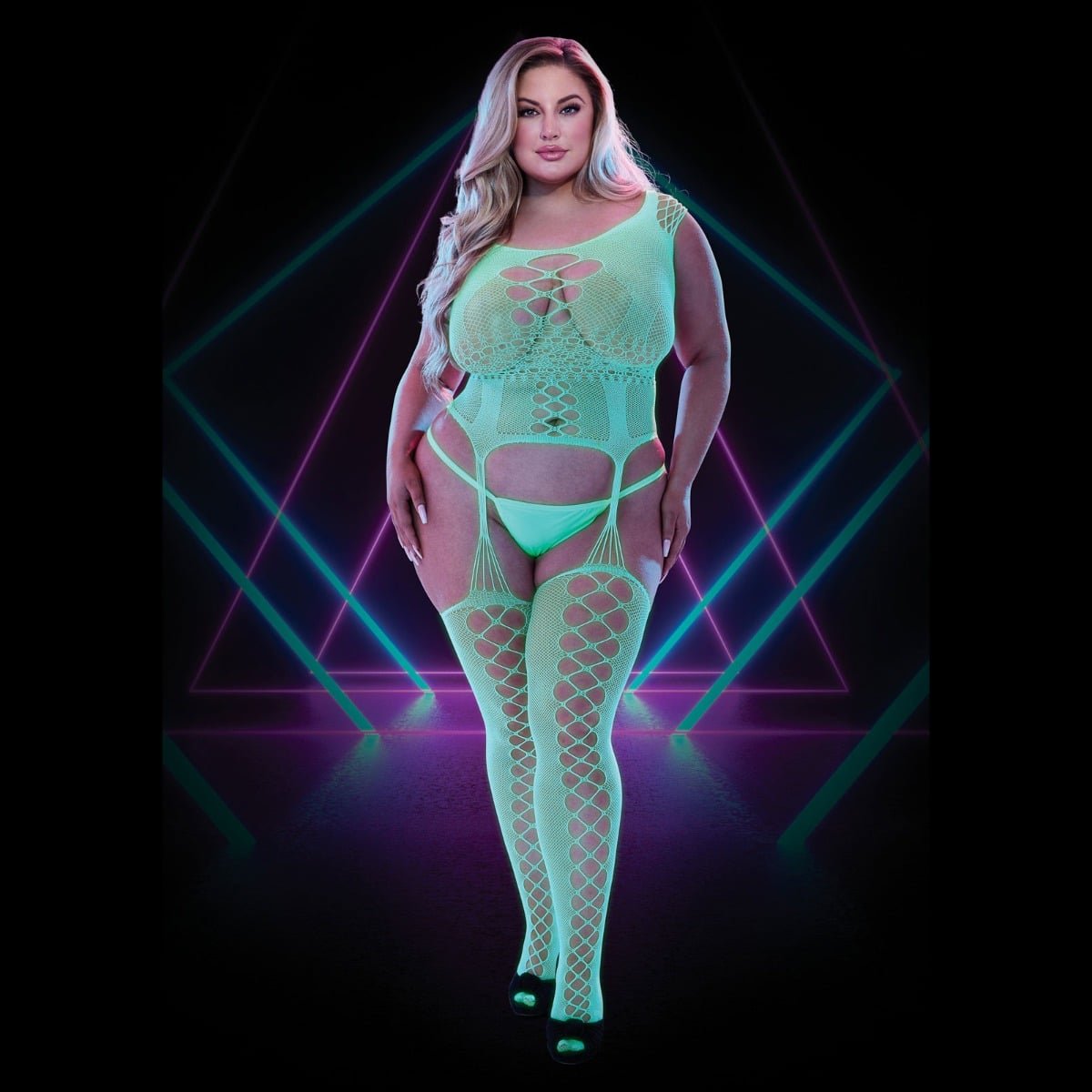 Lapdance Glow In The Dark Bodystocking 1 Q - Image 2