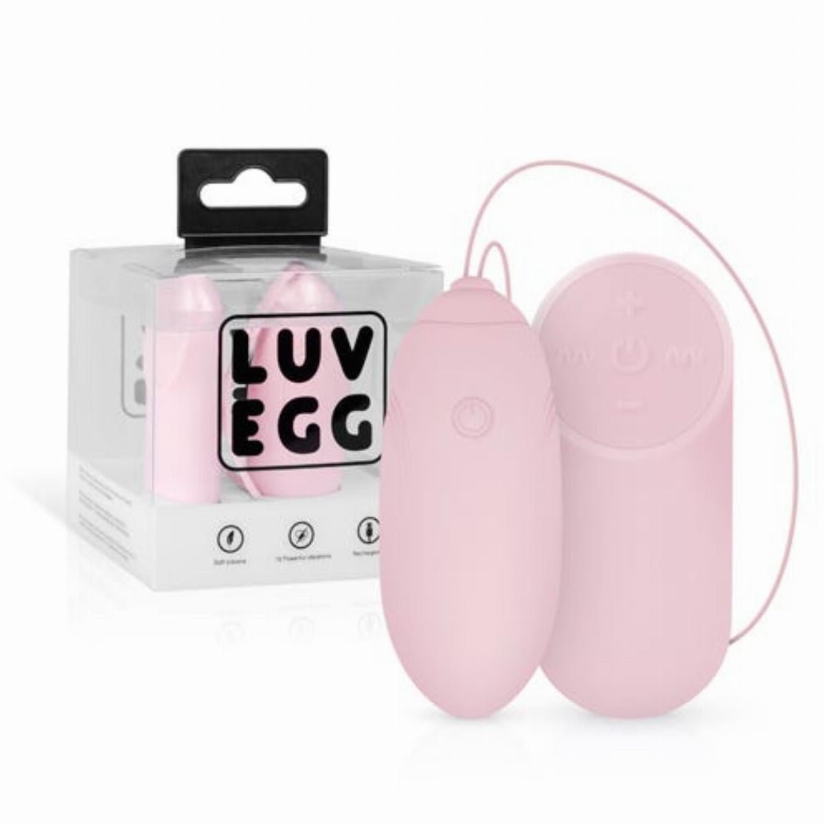 LUV EGG Vibrating Egg Pink - Image 2