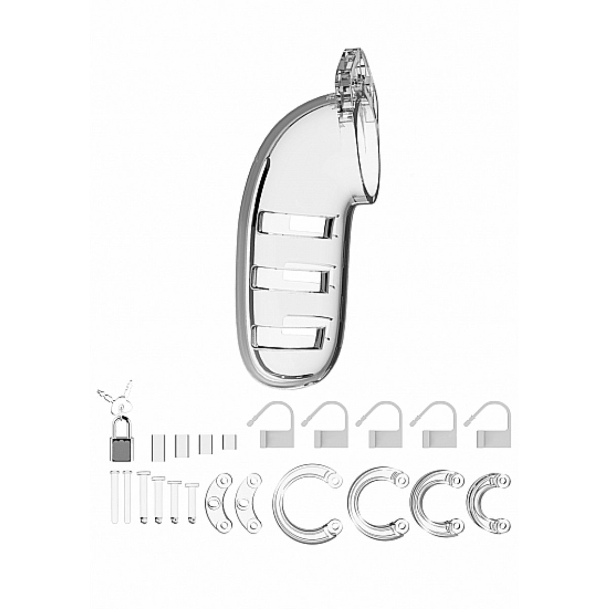 Man Cage Model 06 Chastity 5.5inch Cock Cage - Image 3