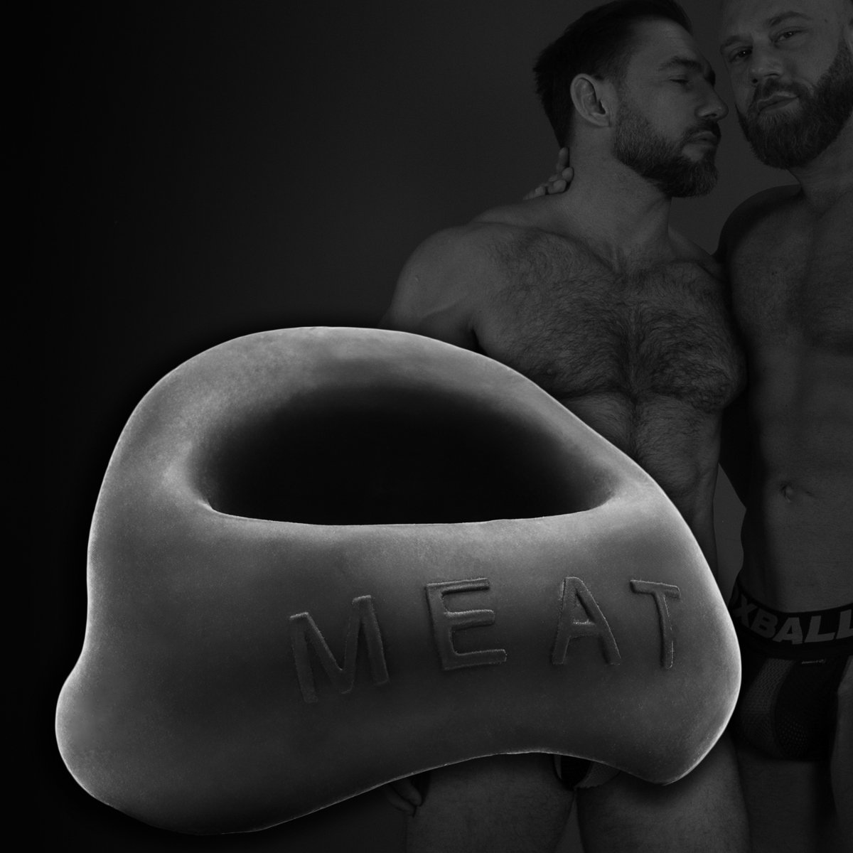 Oxballs Meat Big Bulge Lifter Cockring Plus Siliconet Special Edition Night - Image 10