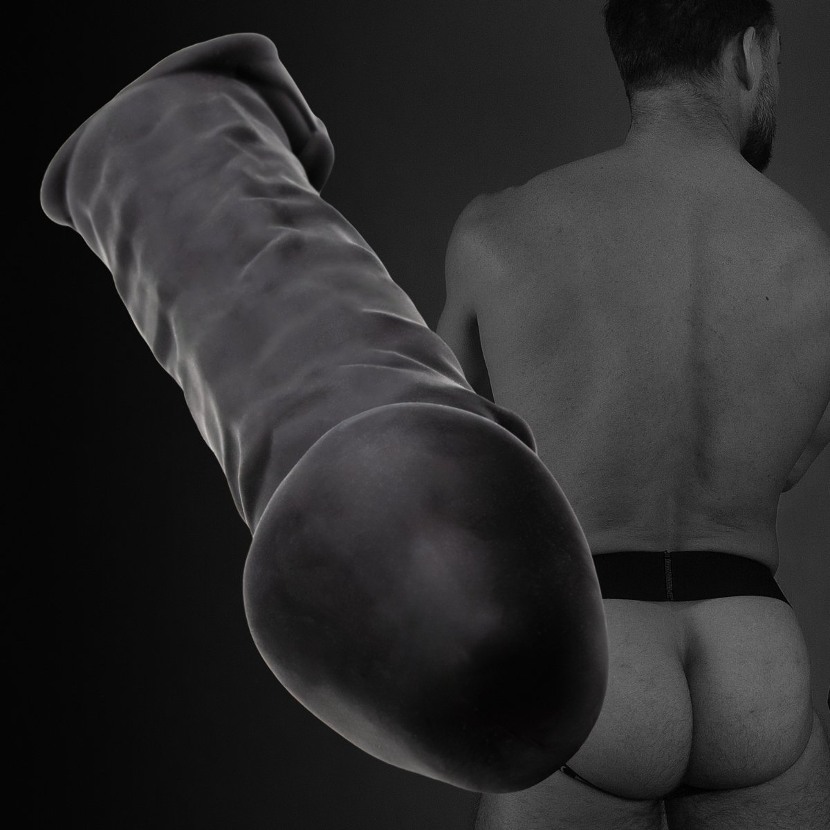 Oxballs Muscle Ripped Inner Ribbed Velvet Smooth Cocksheath Special Edition Night - Image 8