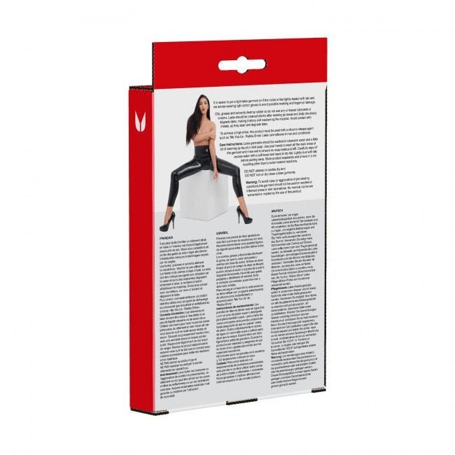 Me You Us Latex Leggings Large - Image 4
