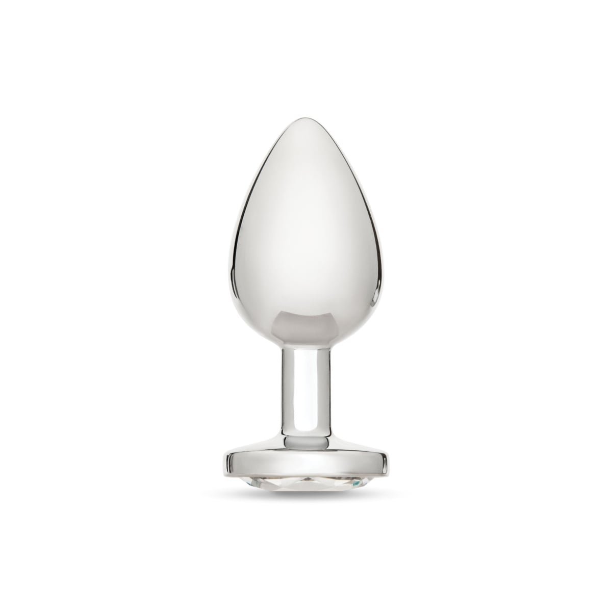 Me You Us Crystal Jewels Metal Butt Plug Clear Large