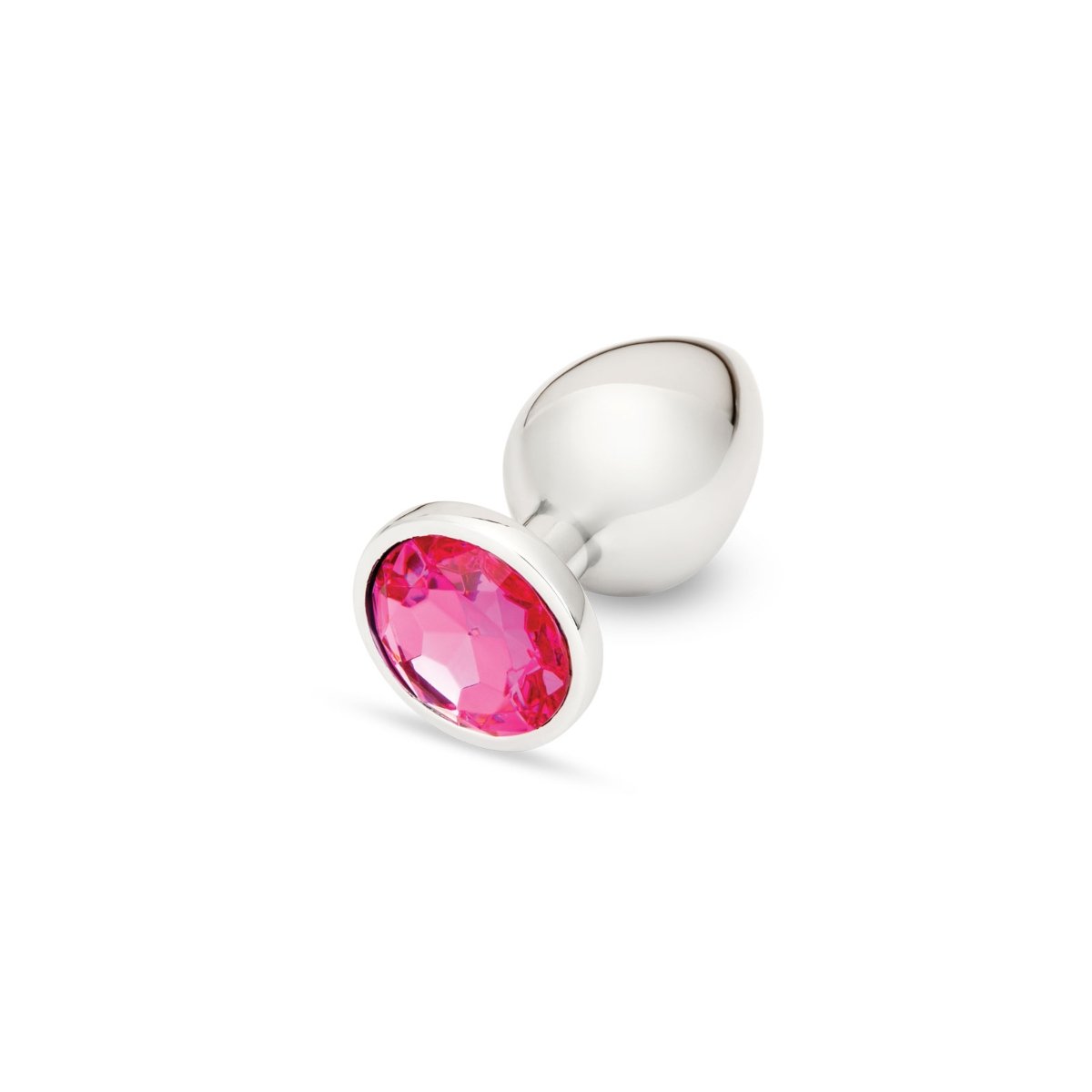 Me You Us Crystal Jewels Metal Butt Plug Pink Large - Image 3