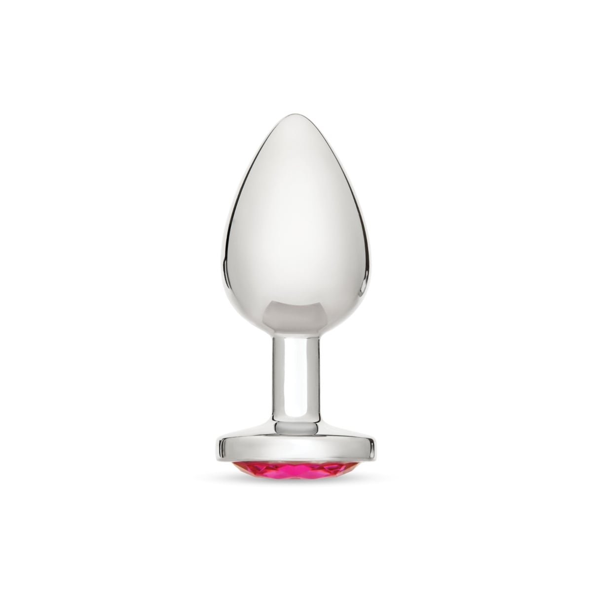 Me You Us Crystal Jewels Metal Butt Plug Pink Large