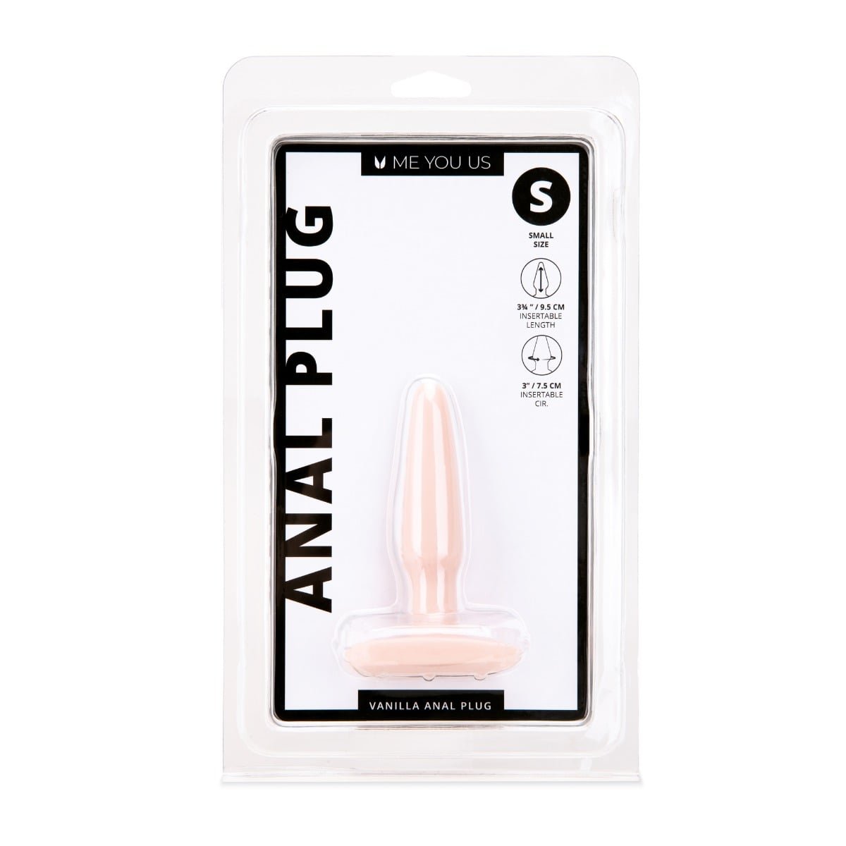 Me You Us Vanilla Small Anal Plug - Image 2