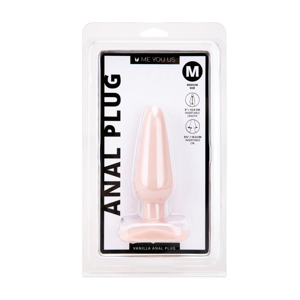 Me You Us Vanilla Medium Anal Plug - Image 2