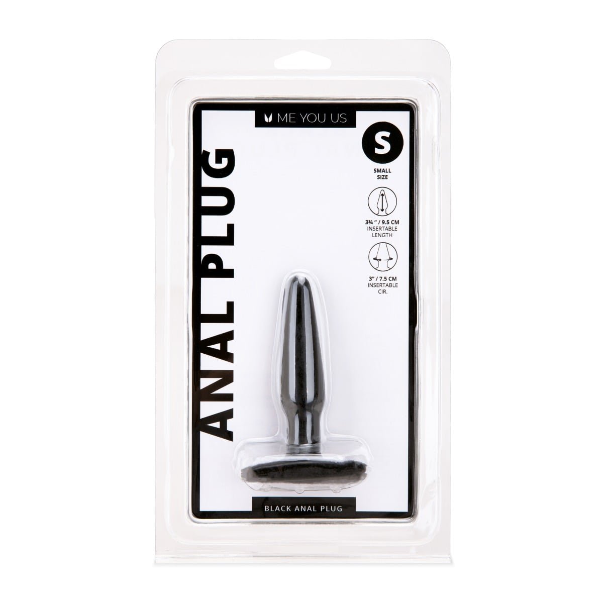 Me You Us Black Small Anal Plug - Image 2