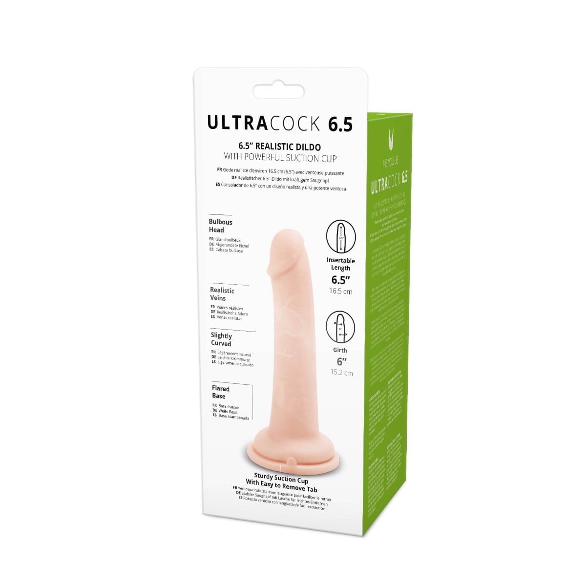 Me You Us Ultra Cock Realistic Dildo 6.5 Inch - Image 5