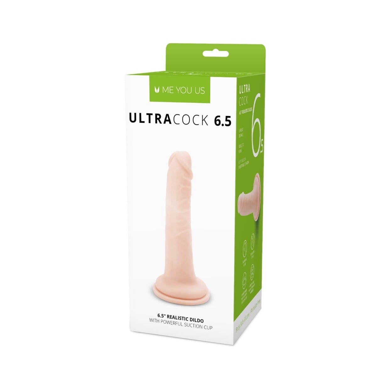 Me You Us Ultra Cock Realistic Dildo 6.5 Inch - Image 2