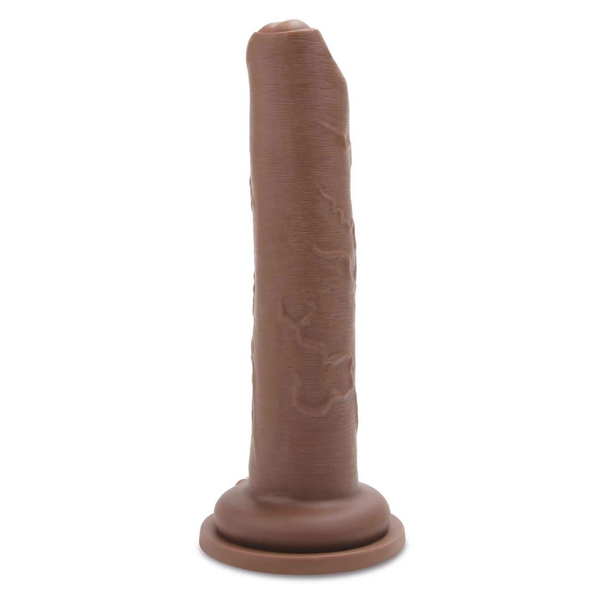 Me You Us Uncut Ultra Cock 8inch Caramel Realistic Dildo - Image 4