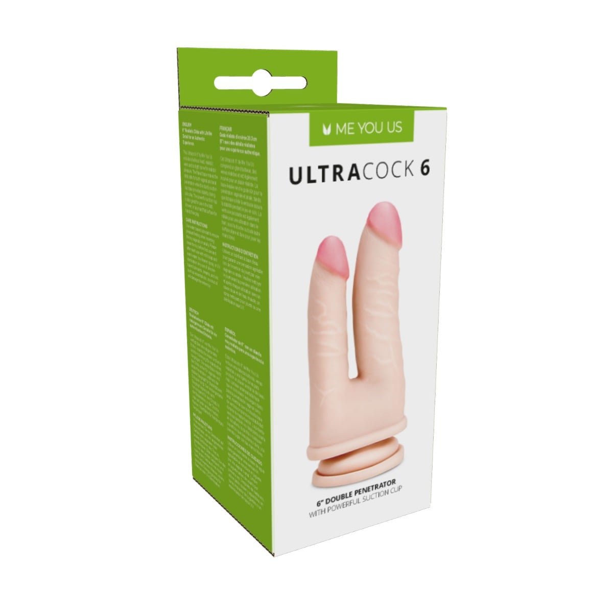 Me You Us Ultra Cock Double Penetrator Dildo (6") - Image 2
