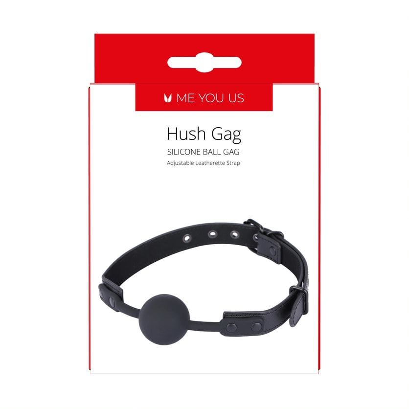 Me You Us Silicone Ball Gag Black - Image 2