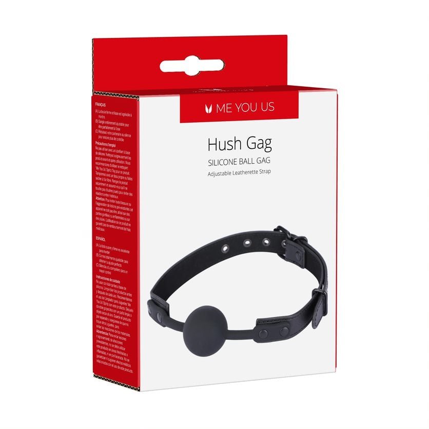 Me You Us Silicone Ball Gag Black - Image 4