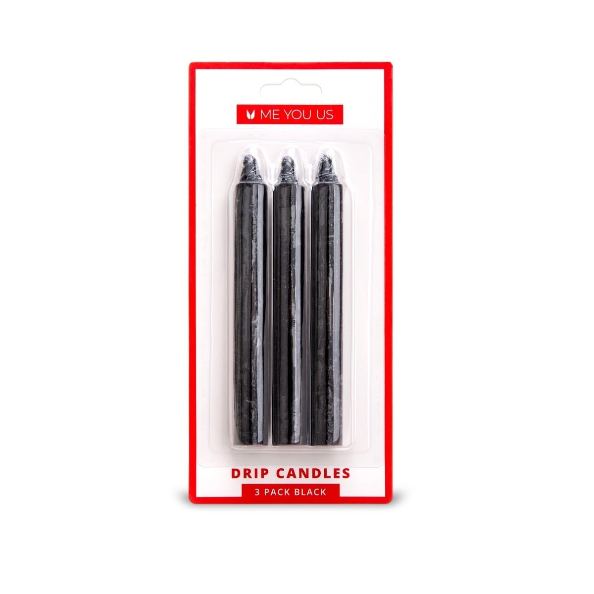 Me You Us Drip Candles 3 Pack Black - Image 2
