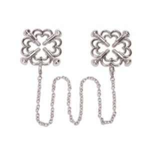 Me You Us Flower Design Nipple Chain