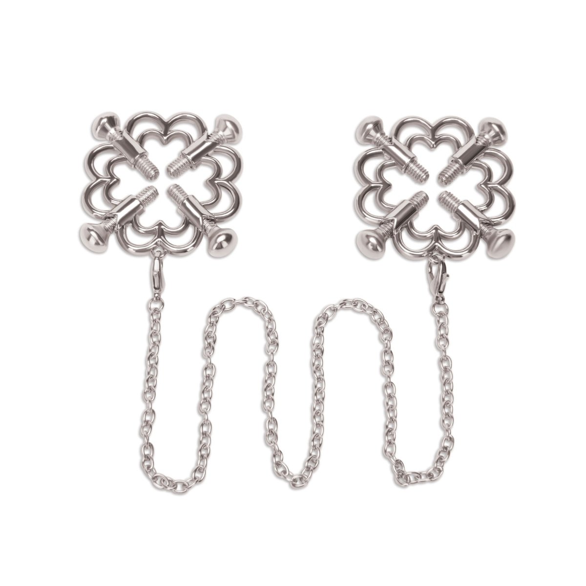 Me You Us Flower Design Nipple Chain