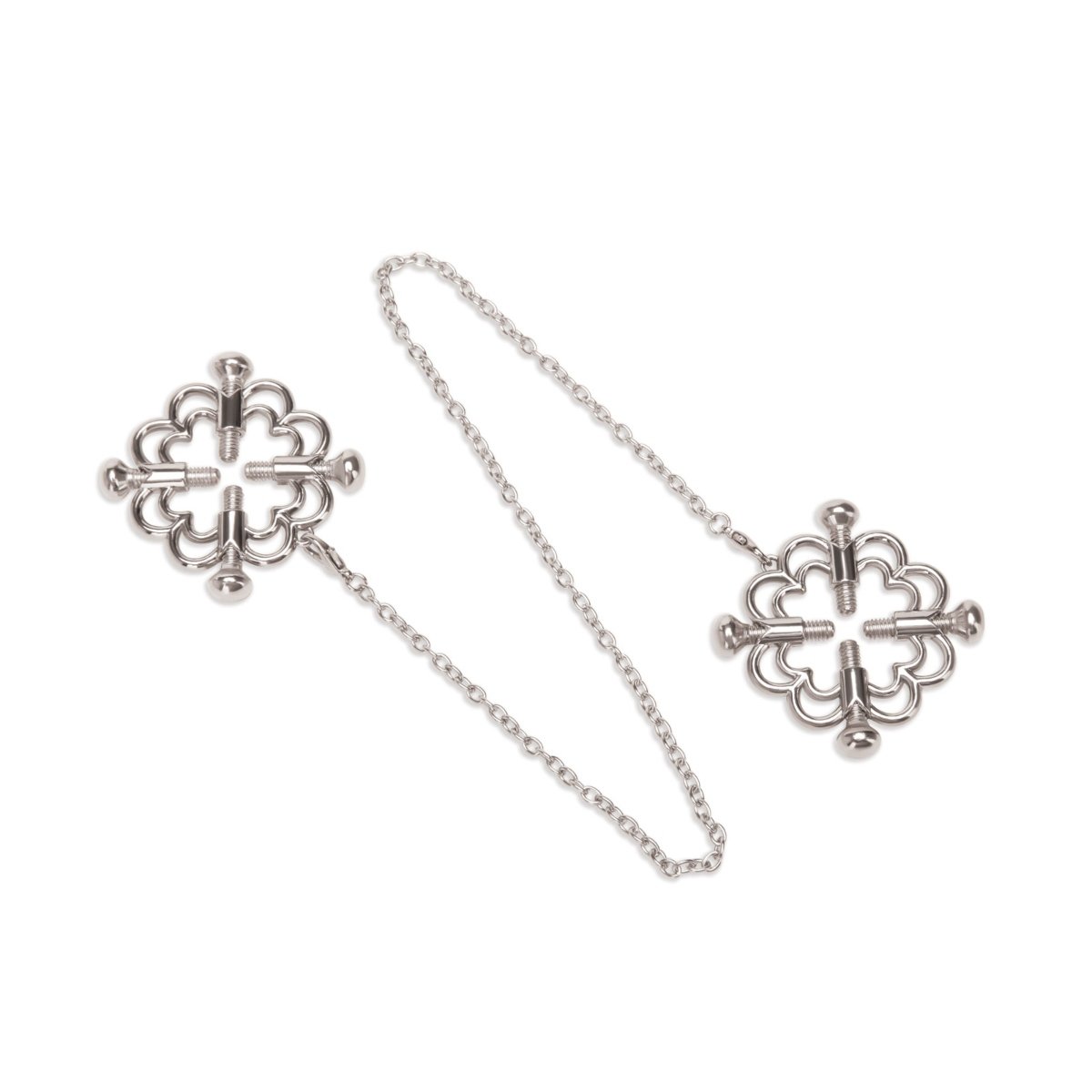 Me You Us Flower Design Nipple Chain - Image 5