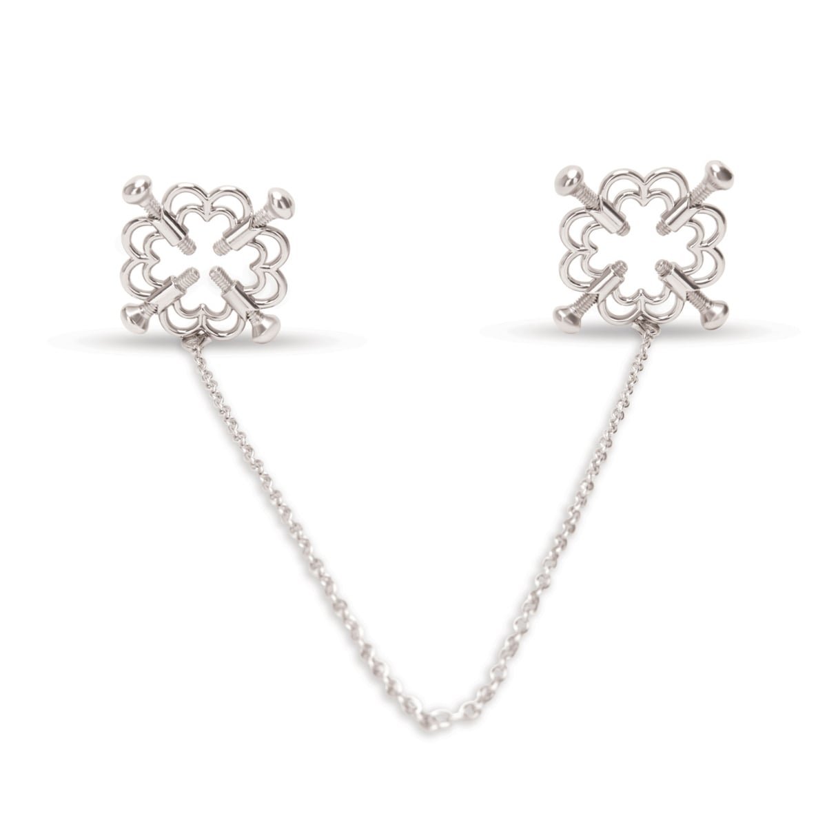 Me You Us Flower Design Nipple Chain - Image 4