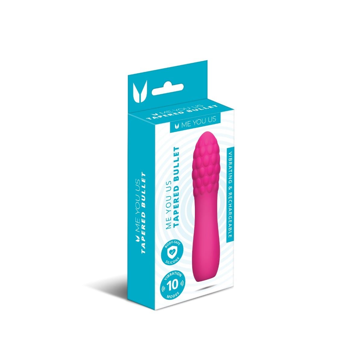 Me You Us Tapered Bullet Vibrator Hot Pink - Image 2