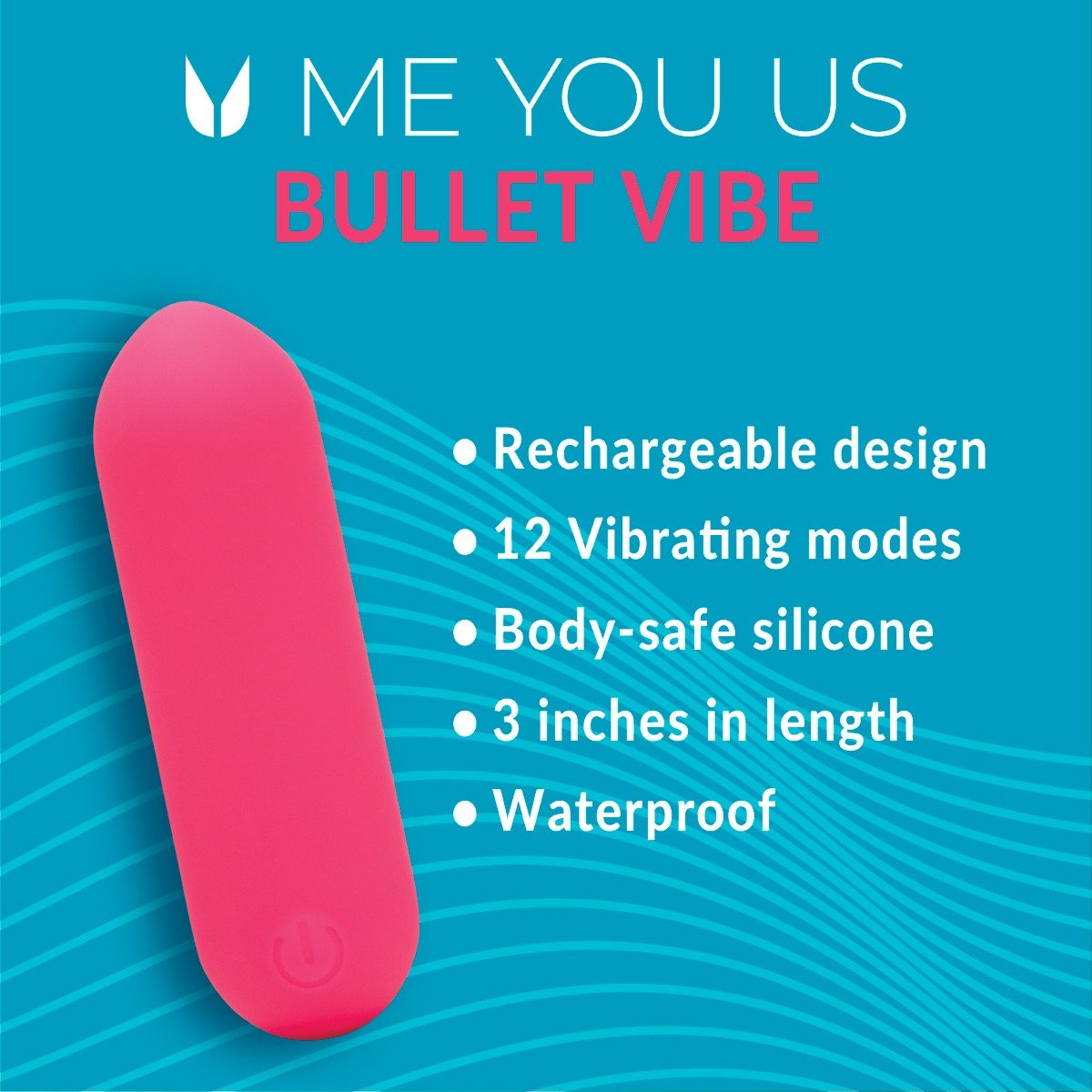 Me You Us Bullet Vibrator Hot Pink - Image 4