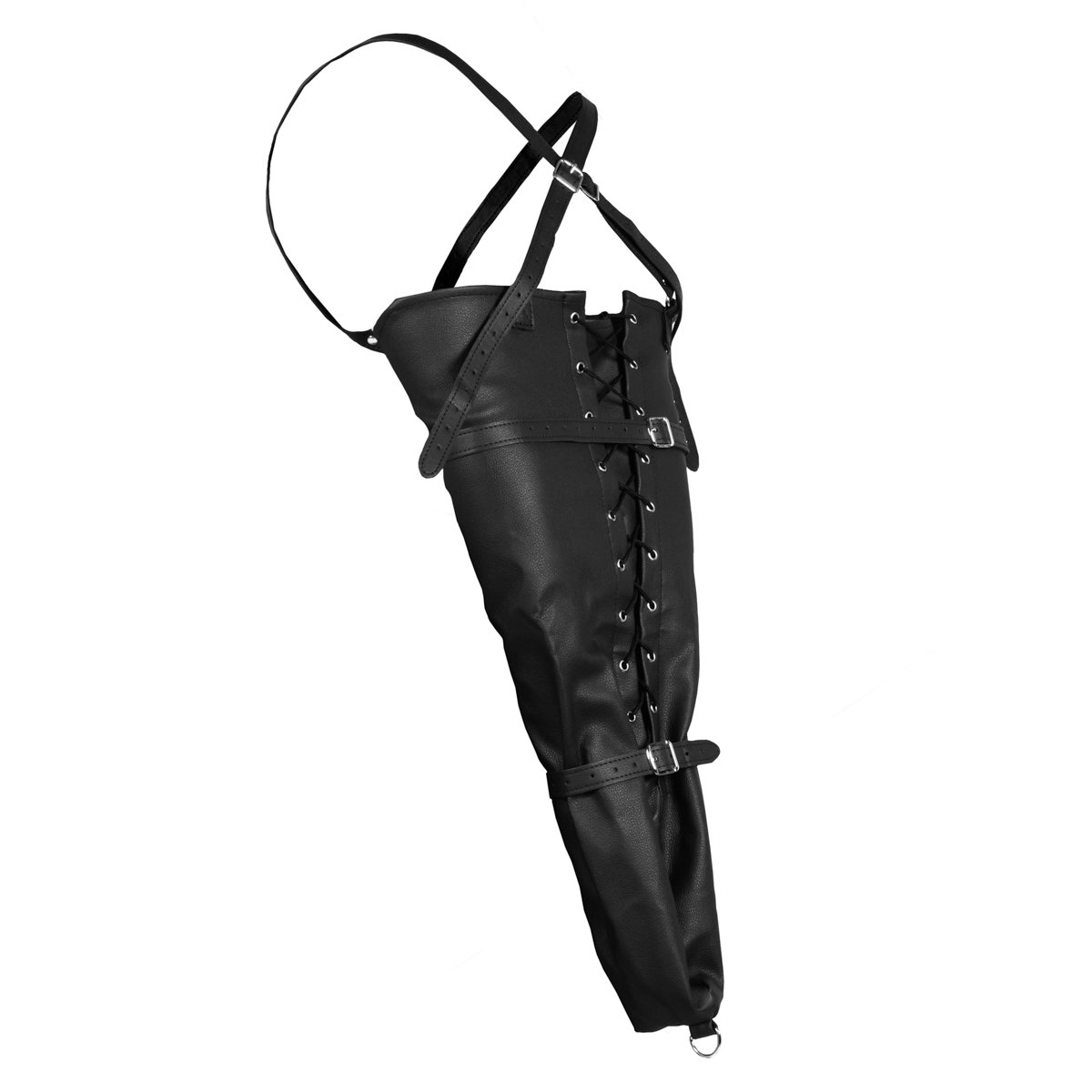 Laceup Full Sleeve Arm Restraint Black - Image 5