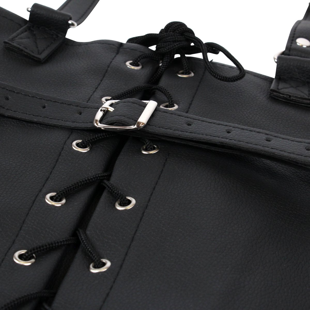 Laceup Full Sleeve Arm Restraint Black - Image 4