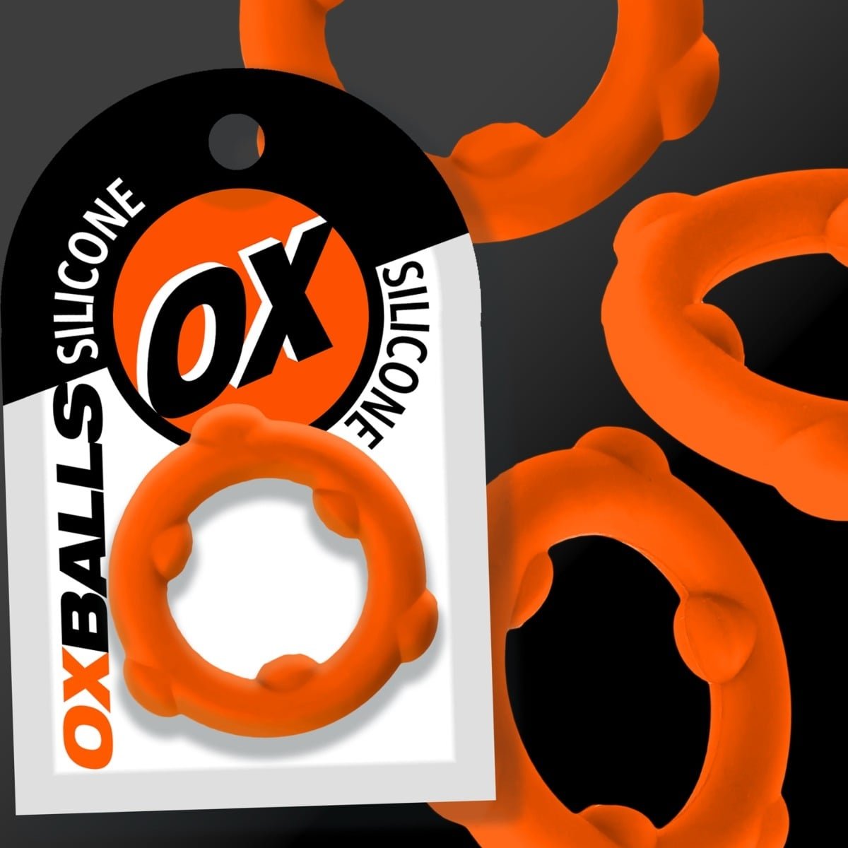 SPINNER single silicone ring ORANGE SILICONE - Image 2