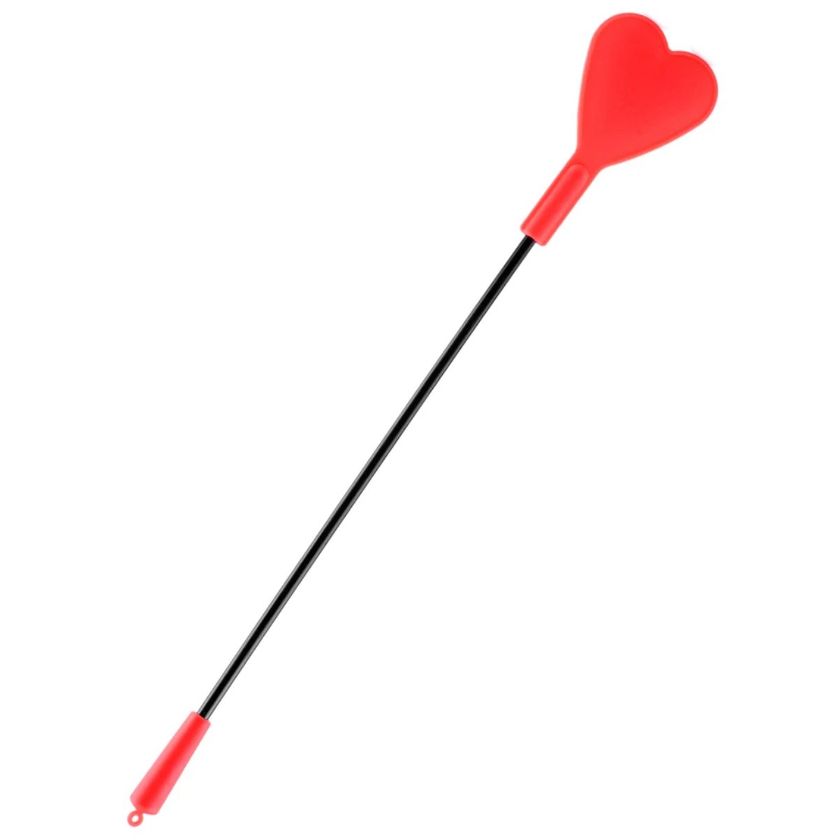 Fetish Fantasy Series Silicone Heart Flapper - Red/Black - Image 3