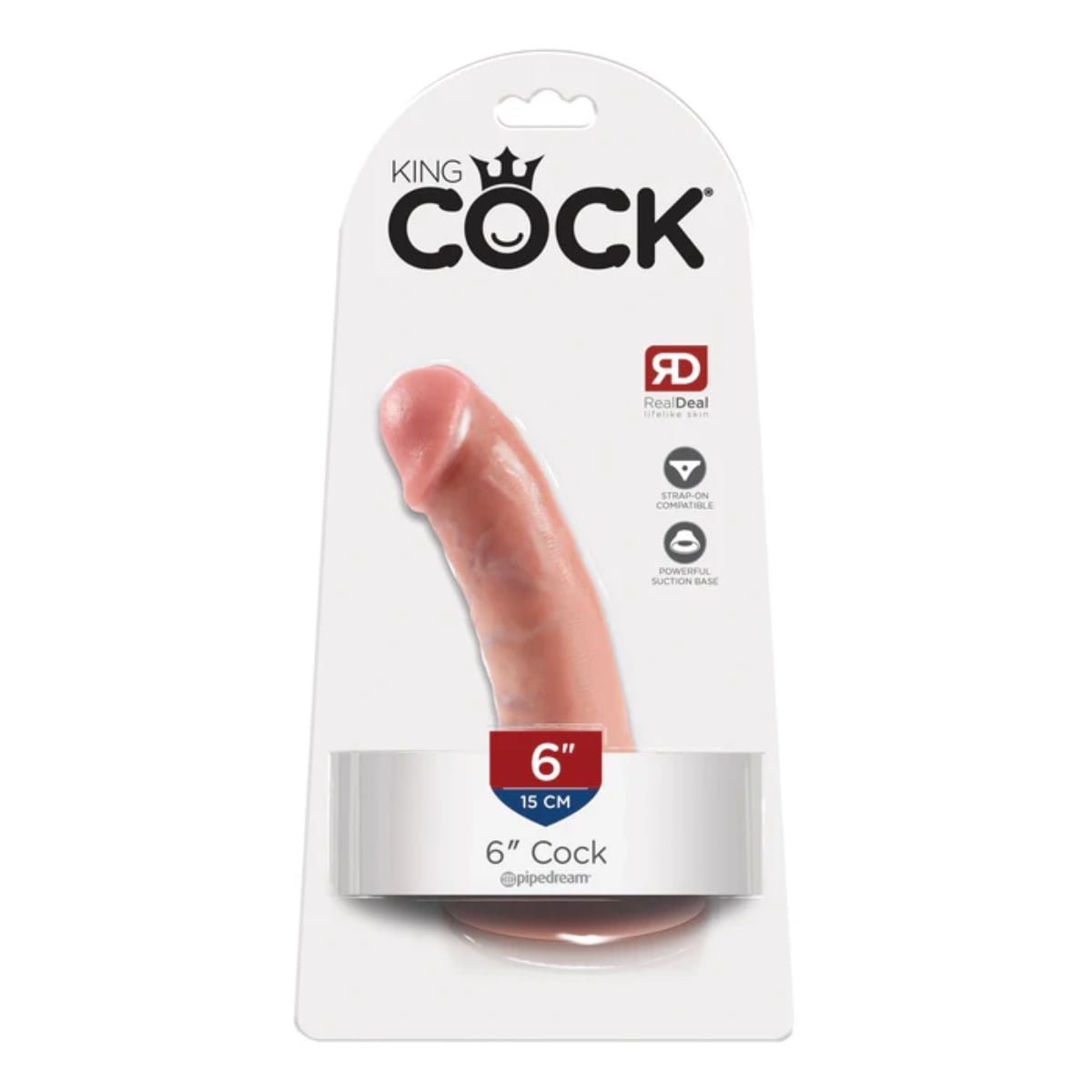 King Cock 6Inch Cock - Light - Image 2