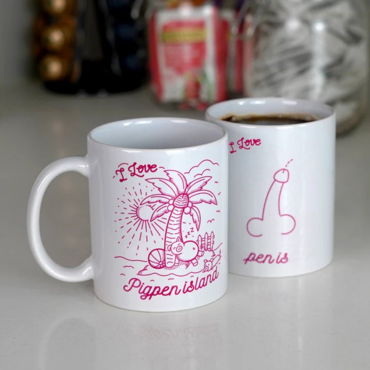 Rude Heat Change Mug - Pigpen Island - Image 4