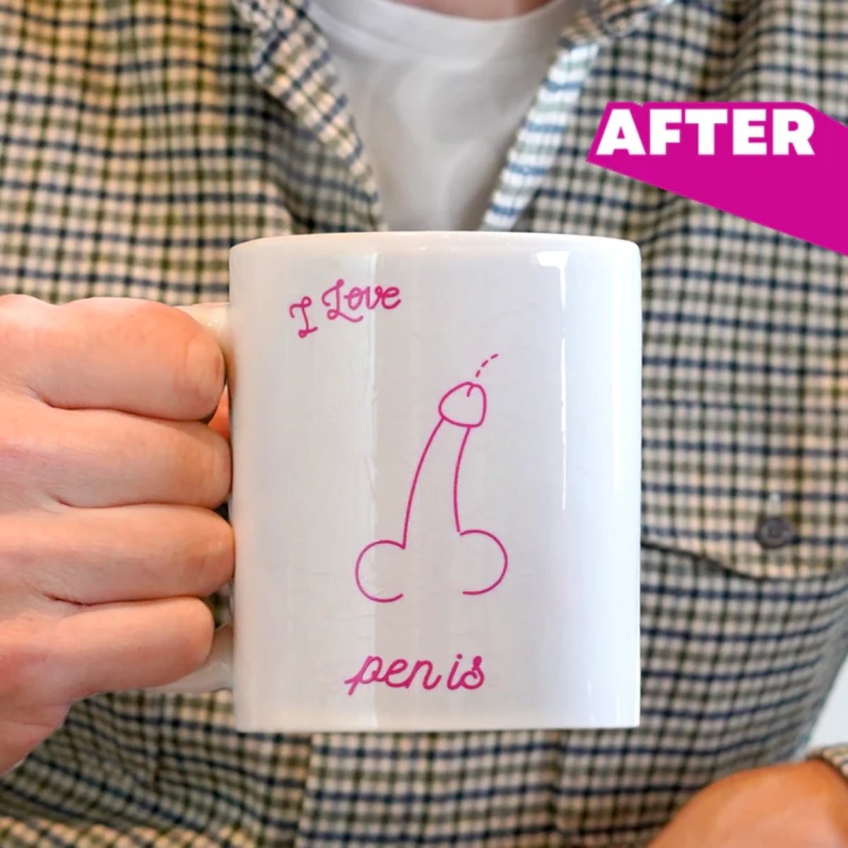 Rude Heat Change Mug - Pigpen Island - Image 2