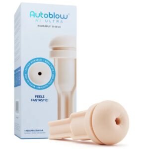 Autoblow AI Ultra Reusable Anal Sleeve Vanilla