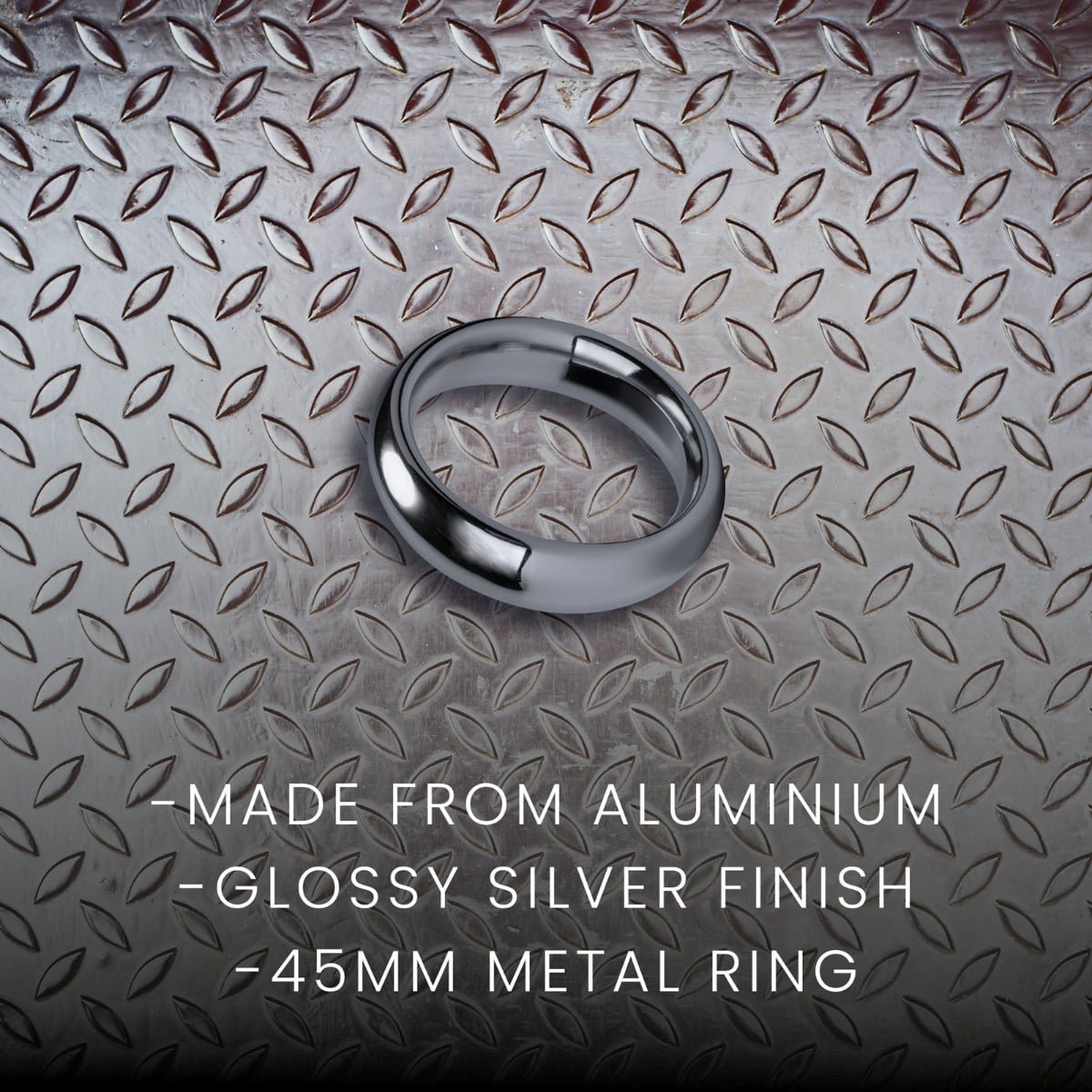 Prowler RED Silver 45mm Ring - Image 3