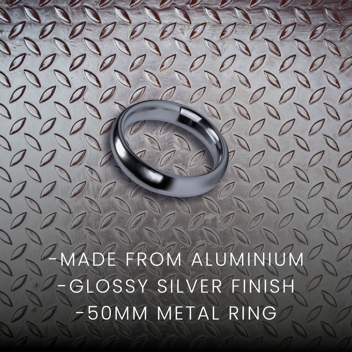 Prowler RED Silver 50mm Ring - Image 3