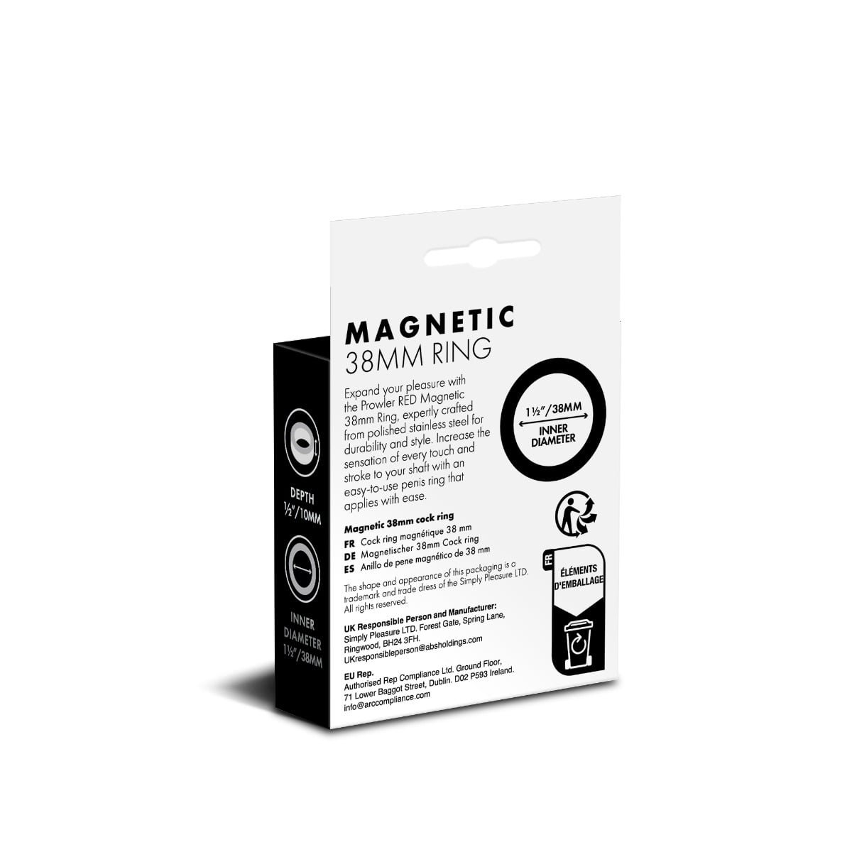 Prowler RED Magnetic 38mm Ring - Image 5