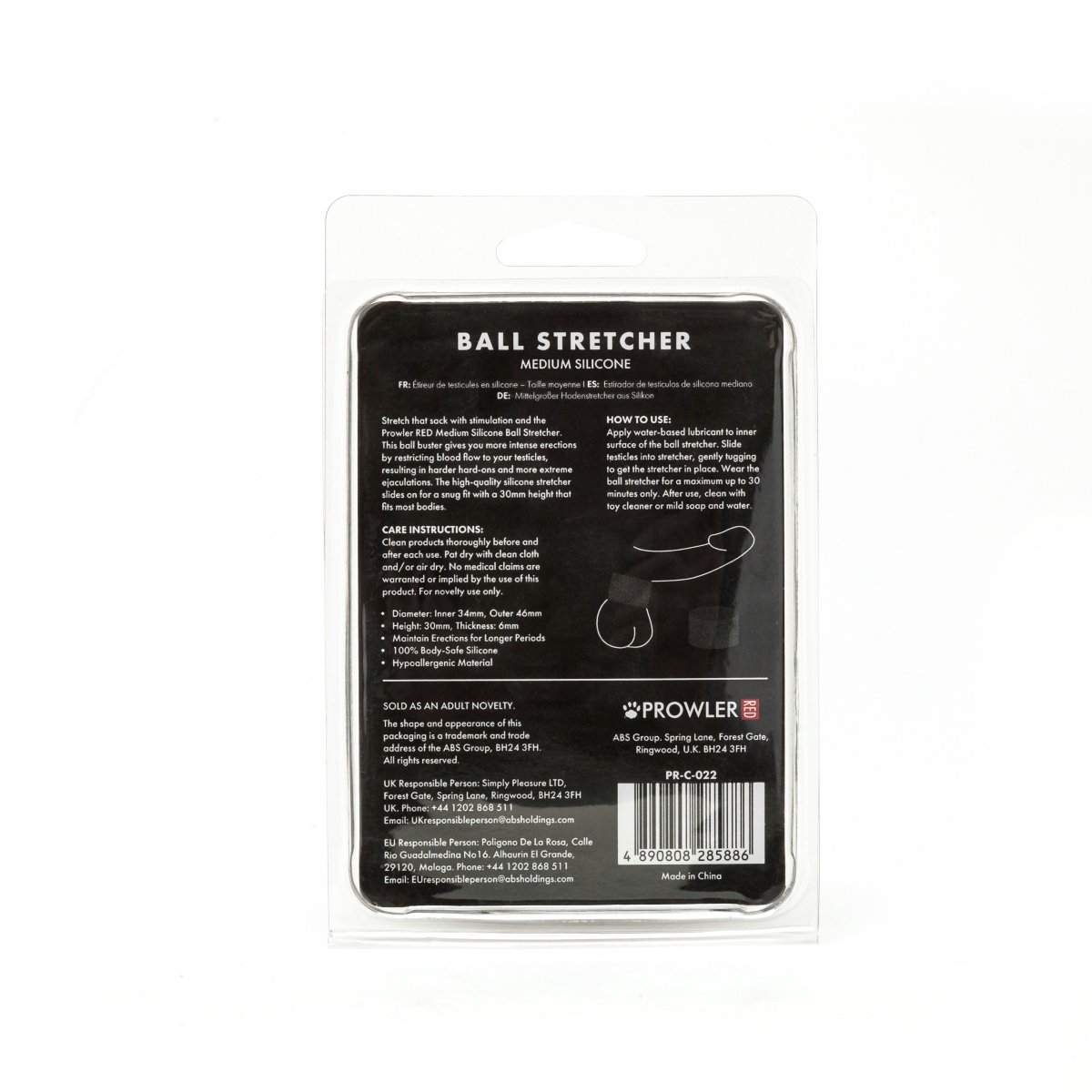 Prowler RED Medium Silicone Ball Stretcher - Image 4