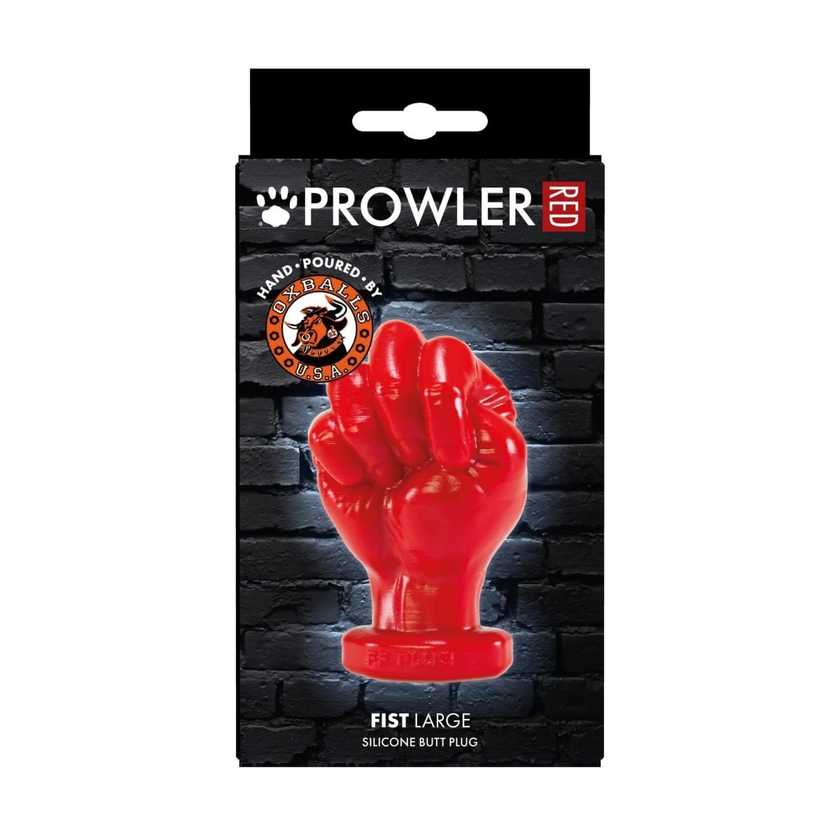 Prowler RED By Oxballs Fist Large Butt Plug Red - Image 2