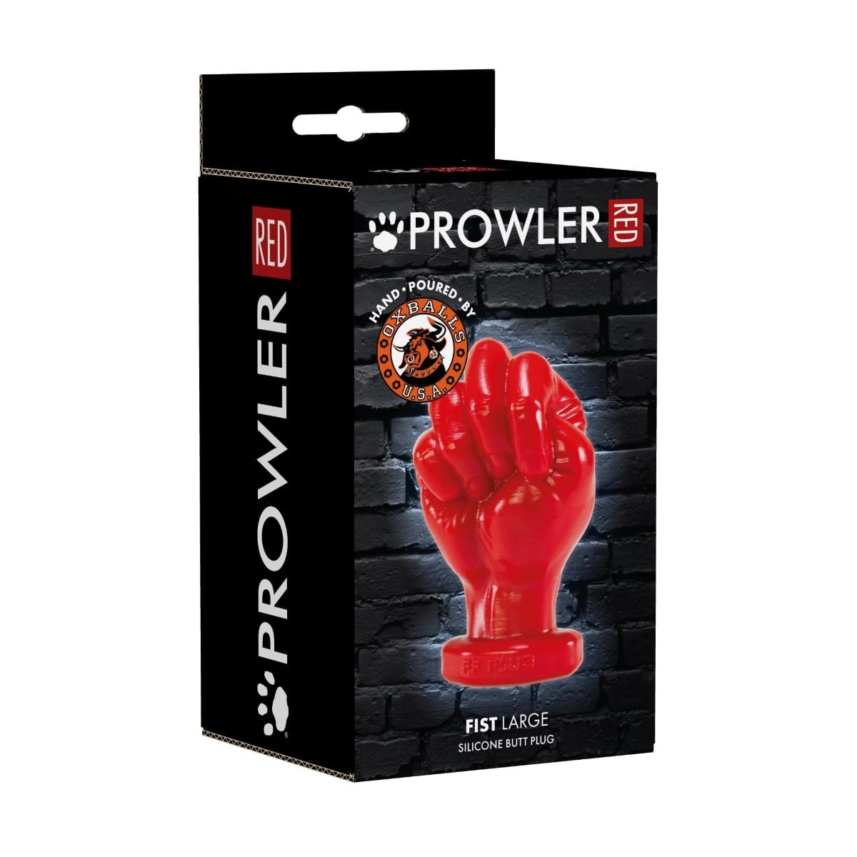 Prowler RED By Oxballs Fist Large Butt Plug Red - Image 3