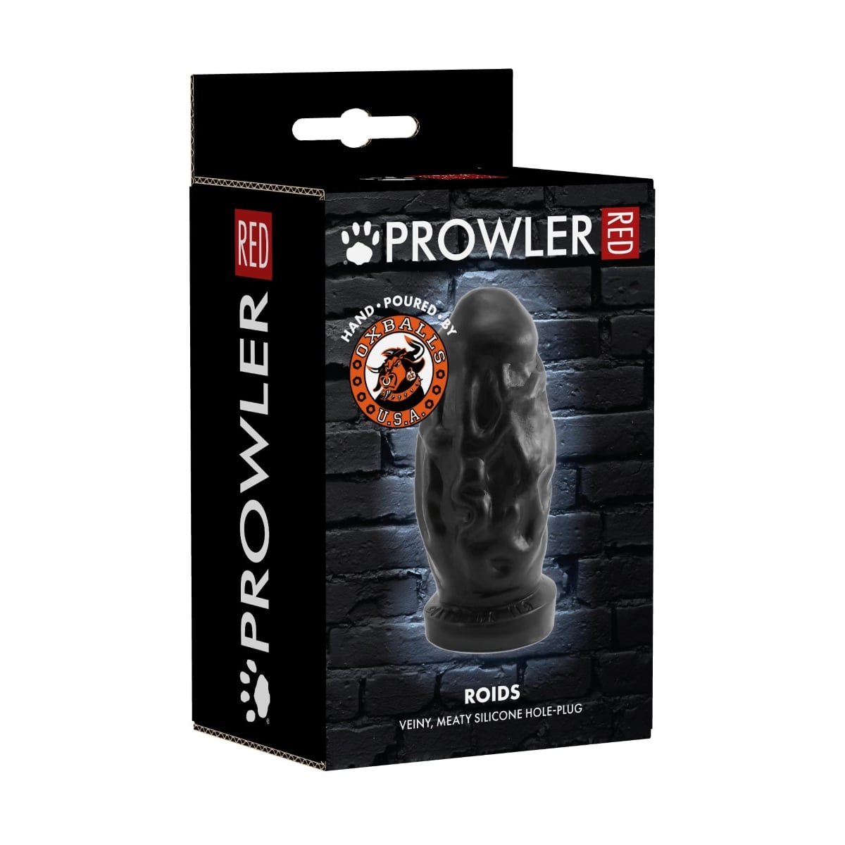 Prowler RED By Oxballs Roids Butt Plug Black - Image 4