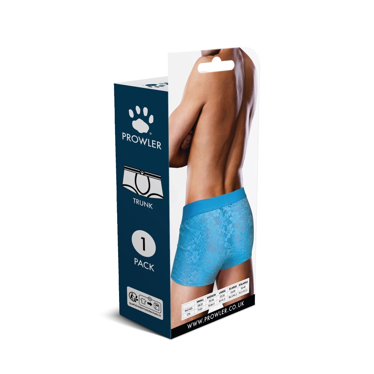 Prowler Neon Blue Lace Trunk XX Large - Image 5