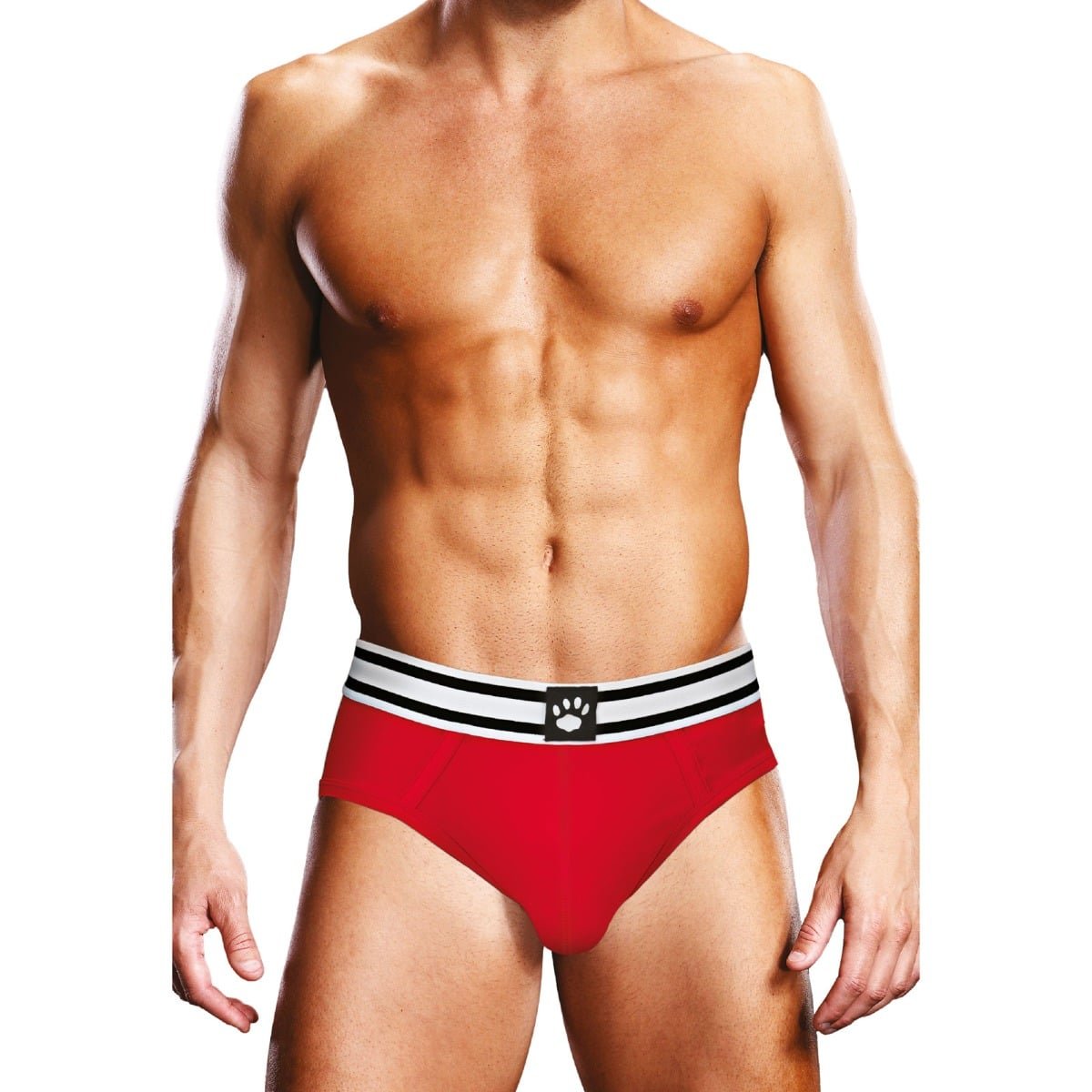 Prowler Red White Open Brief XL