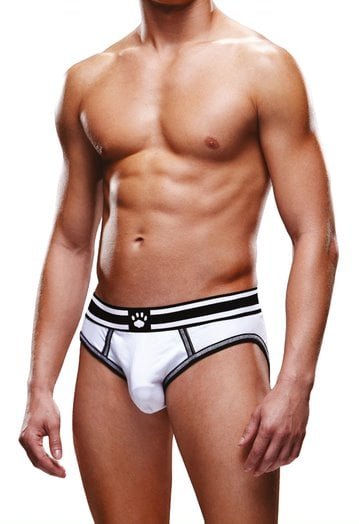 Prowler White/Black Open Brief XL