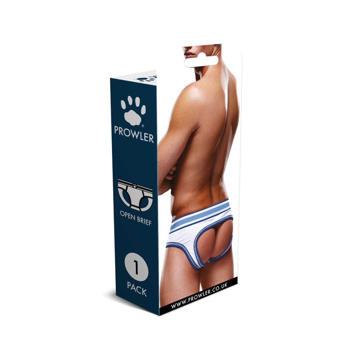 Prowler White/Blue Open Brief XXL - Image 4